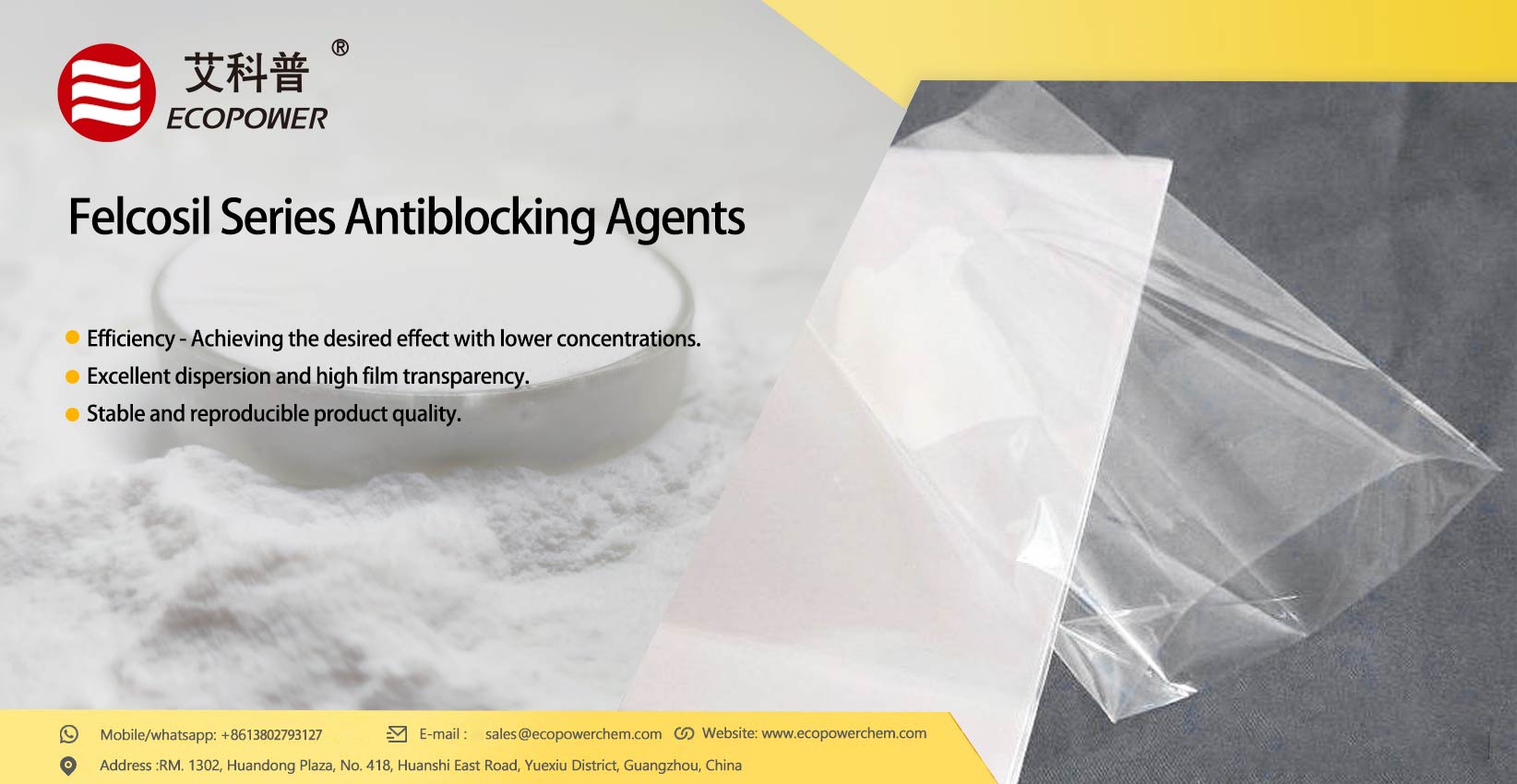 Ecopower Silica Antiblockmittel: Wirkungsweise und Auswahlkriterien