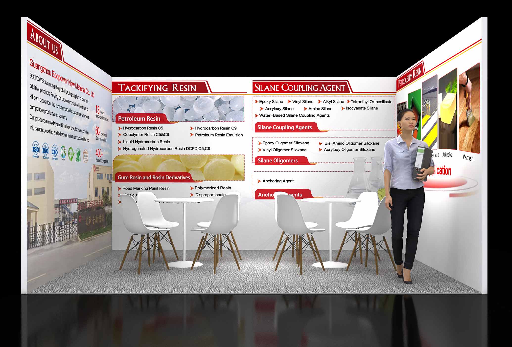 Ecopower präsentiert innovative Silanlösungen und klebrigmachende Harze auf der European Coatings Show 2025