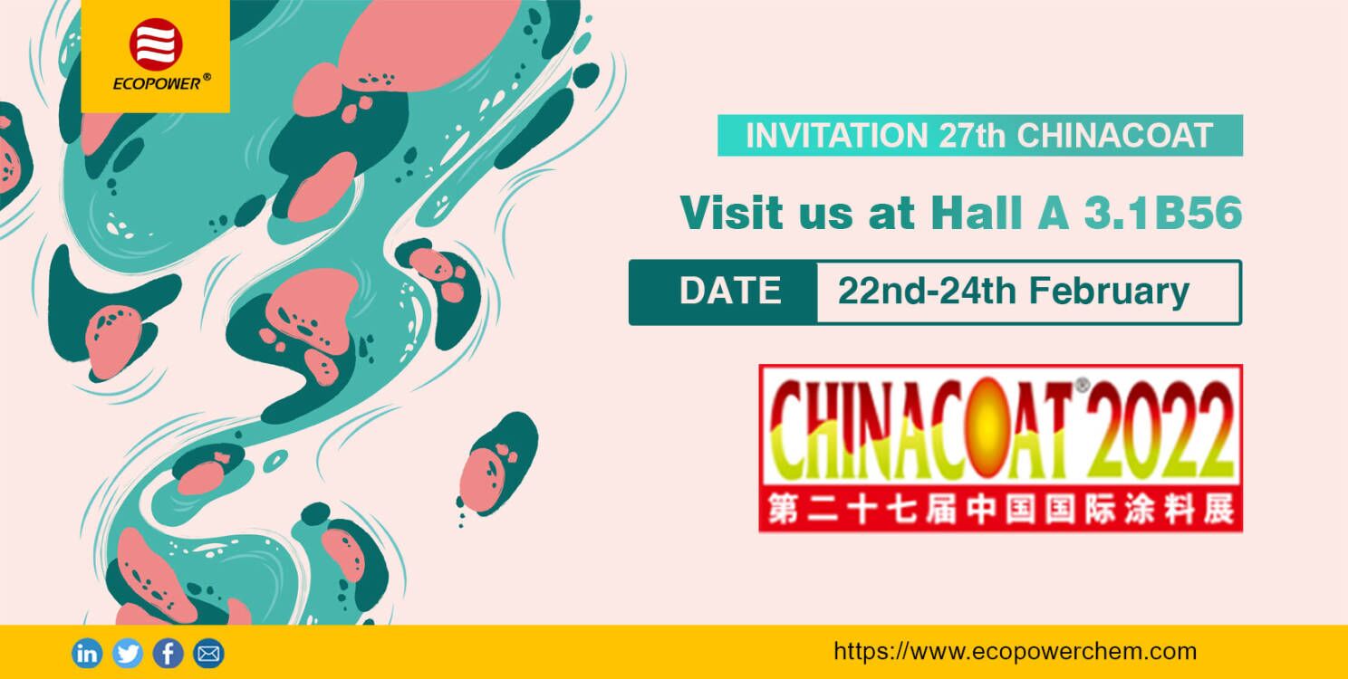 ECOPOWER nahm an der China International Coatings Exhibition Chinaacoat2022 teil