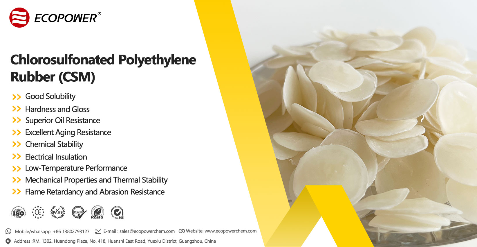 Applications of Chlorosulfonated Polyethylene  rubber in Medical Protective Gear, Construction Materials, Industrial Linings, Automotive Components, and Electrical Insulation