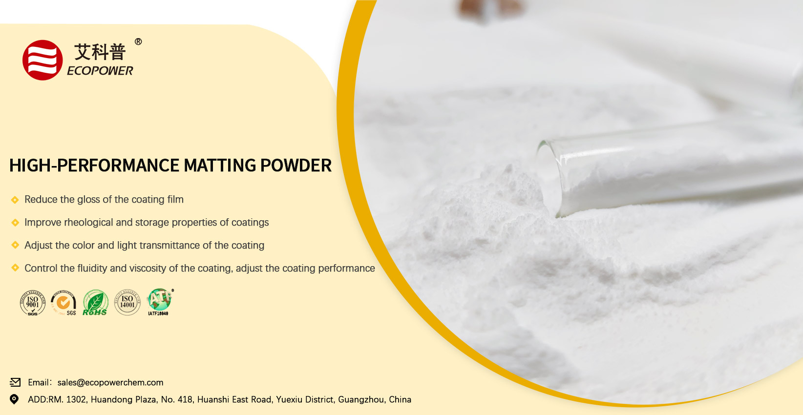 High-Performance Matting Agent Silica Powder in the Coating Industry