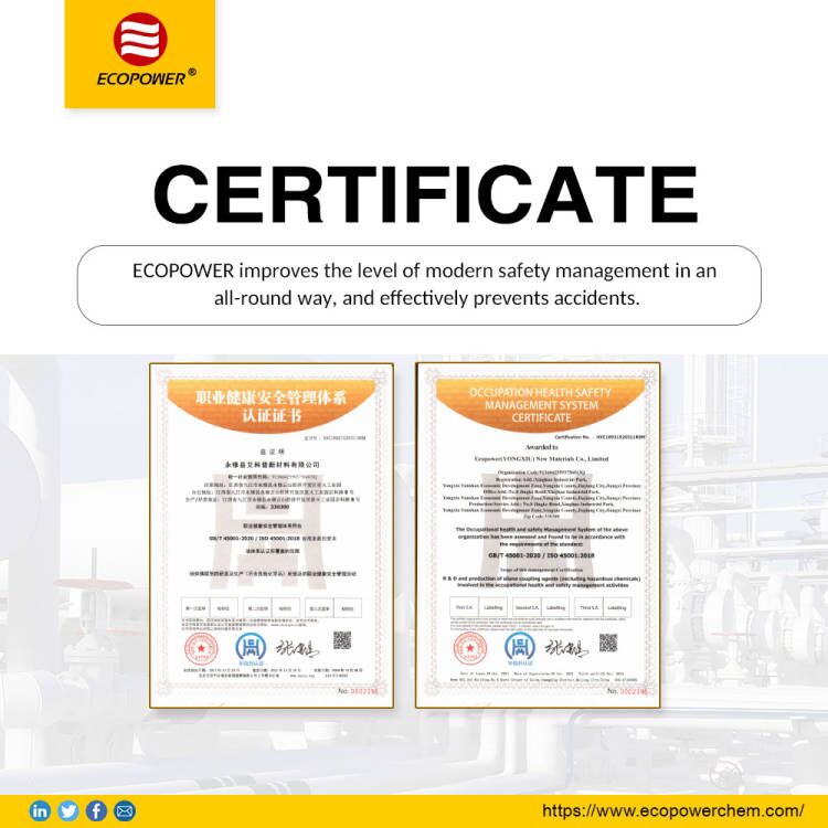 ECOPOWER Update OHSAS18000 Zertifikat
