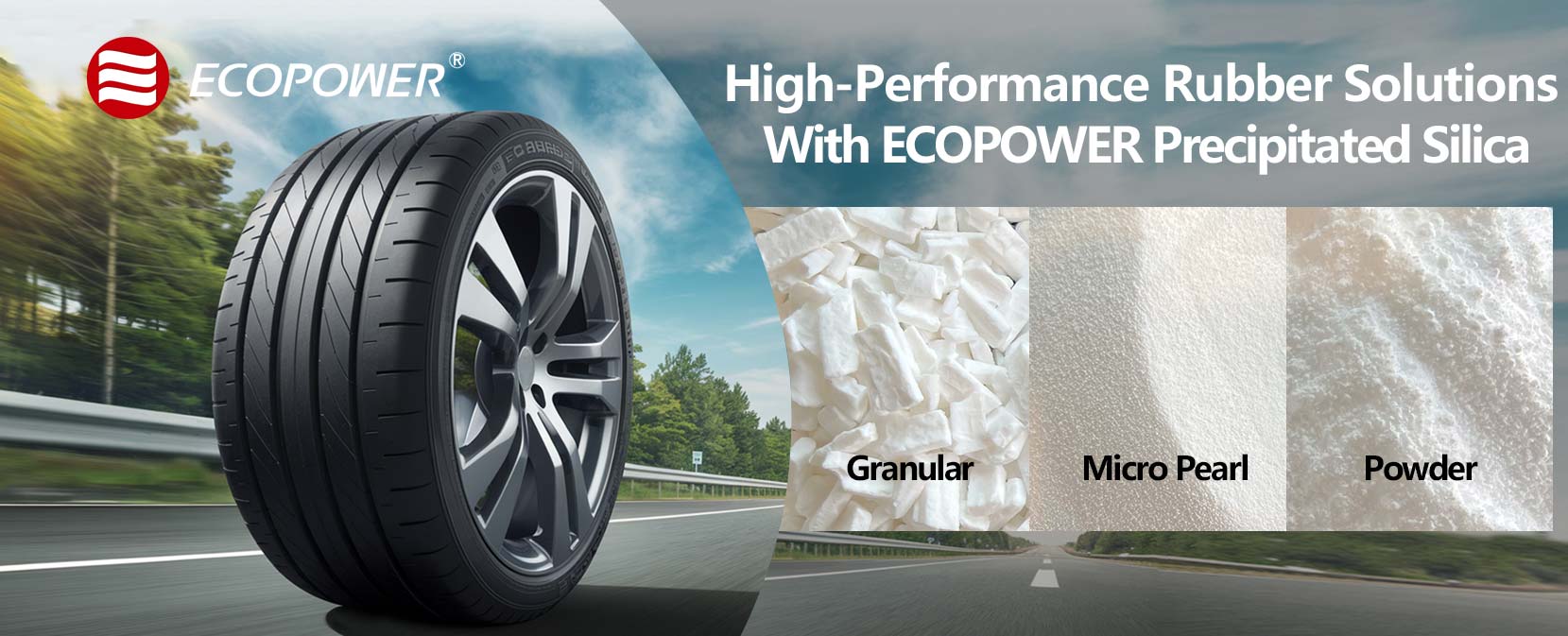 Hochleistungs-Kautschuklösungen mit ECOPOWER gefällter Kieselsäure